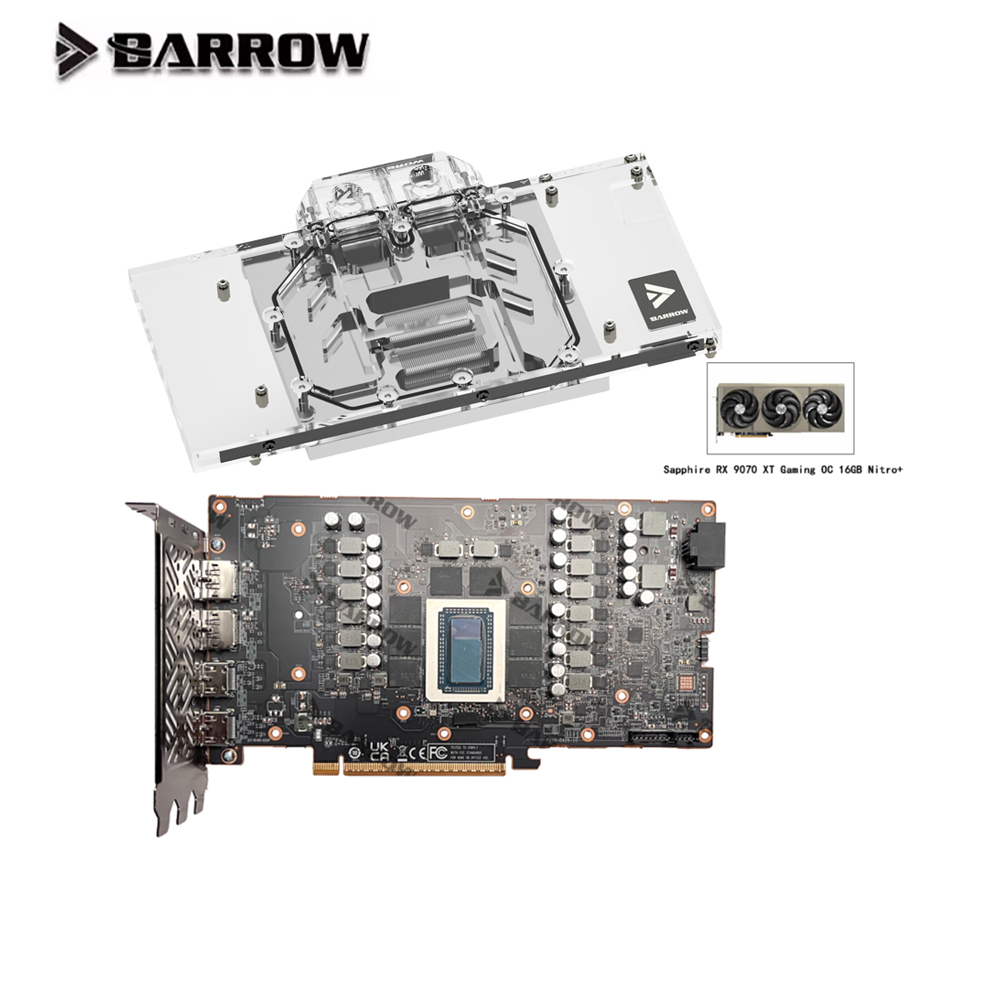 Rx 9070 16Gb - Barrow GPU Su Bloğu Sapphire Radeon