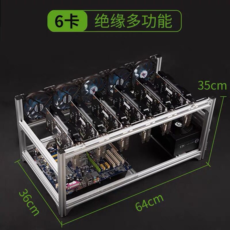 Gpu Mining Rig Frame 8 Gpu - 6 8 12 19 GPU Madenci