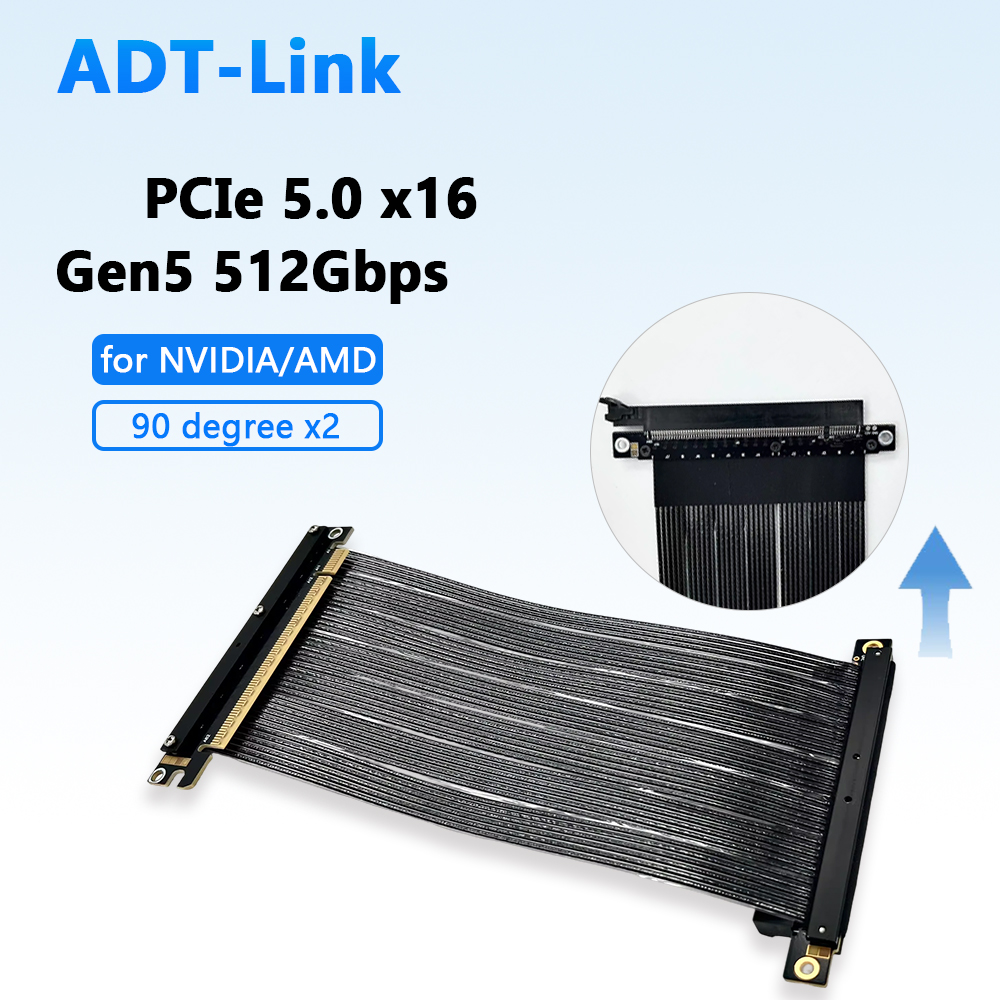 Pcie 5.0 Gpu Riser Cable - PCIE 5.0 X16 GEN5 Ekran Kartı