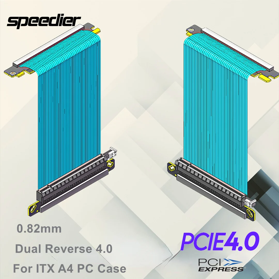 Çift Ters Pci-e 4.0 Yükseltici - Itx Gpu Riser Pcie 4.0 16X incelemesi ve fiyatı