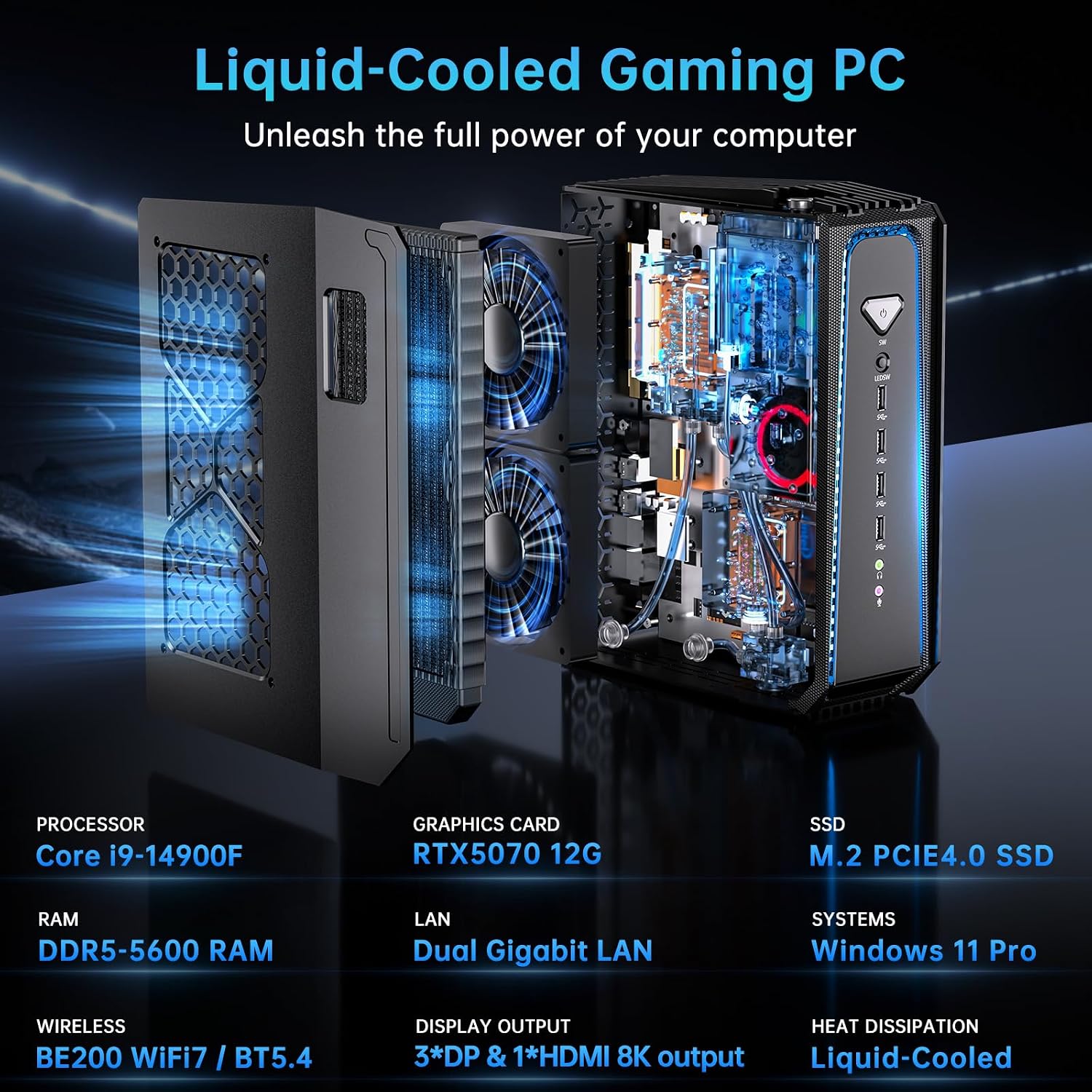 Msecore Sıvı Soğutmalı Mini PC - Desktop Gaming Gpu 32Gb incelemesi ve fiyatı