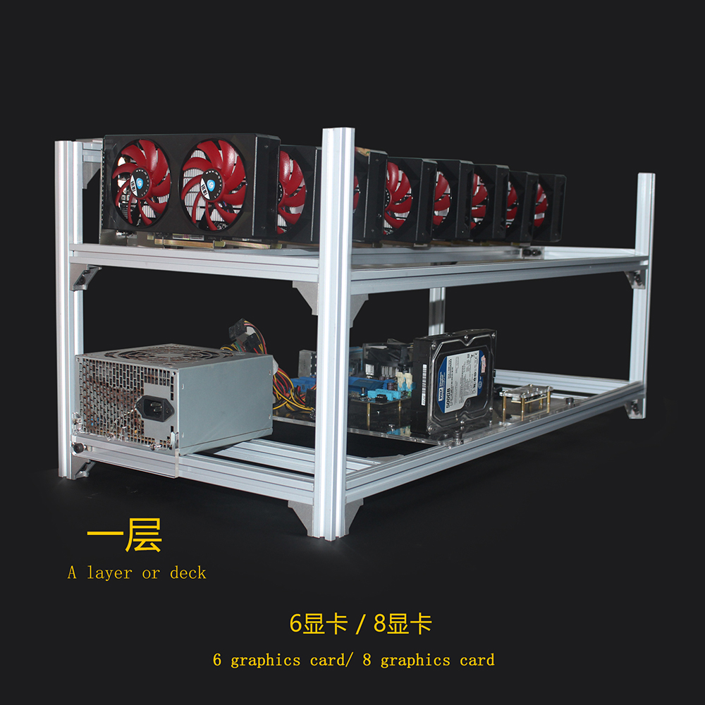 6 8 12 19 GPU Madenci Madencil - Gpu Mining Rig Frame 8 Gpu incelemesi ve fiyatı