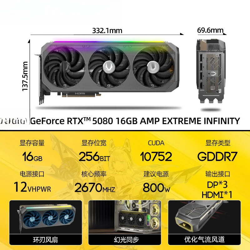 GEFORCE RTX 5080 16GB AMP Masa - Rtx 5080 16Gb incelemesi ve fiyatı