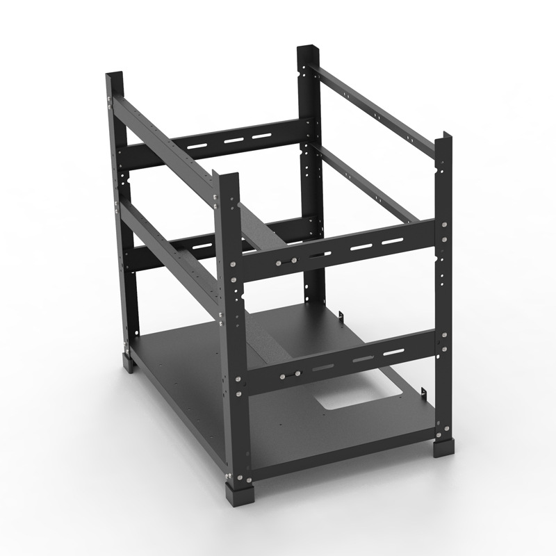 Özel Açık Çerçeveli GPU Kasası - Gpu Mining Rig Frame 8 Gpu incelemesi ve fiyatı
