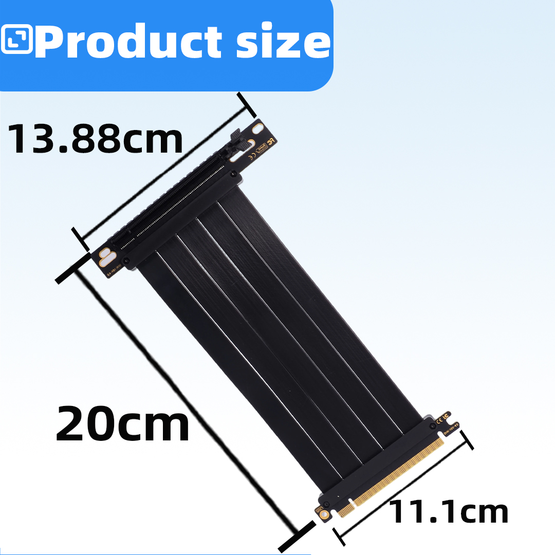 PCIE 4.0 X16 Grafik Kartı Uzat - Pcie 5.0 Gpu Riser Cable incelemesi ve fiyatı
