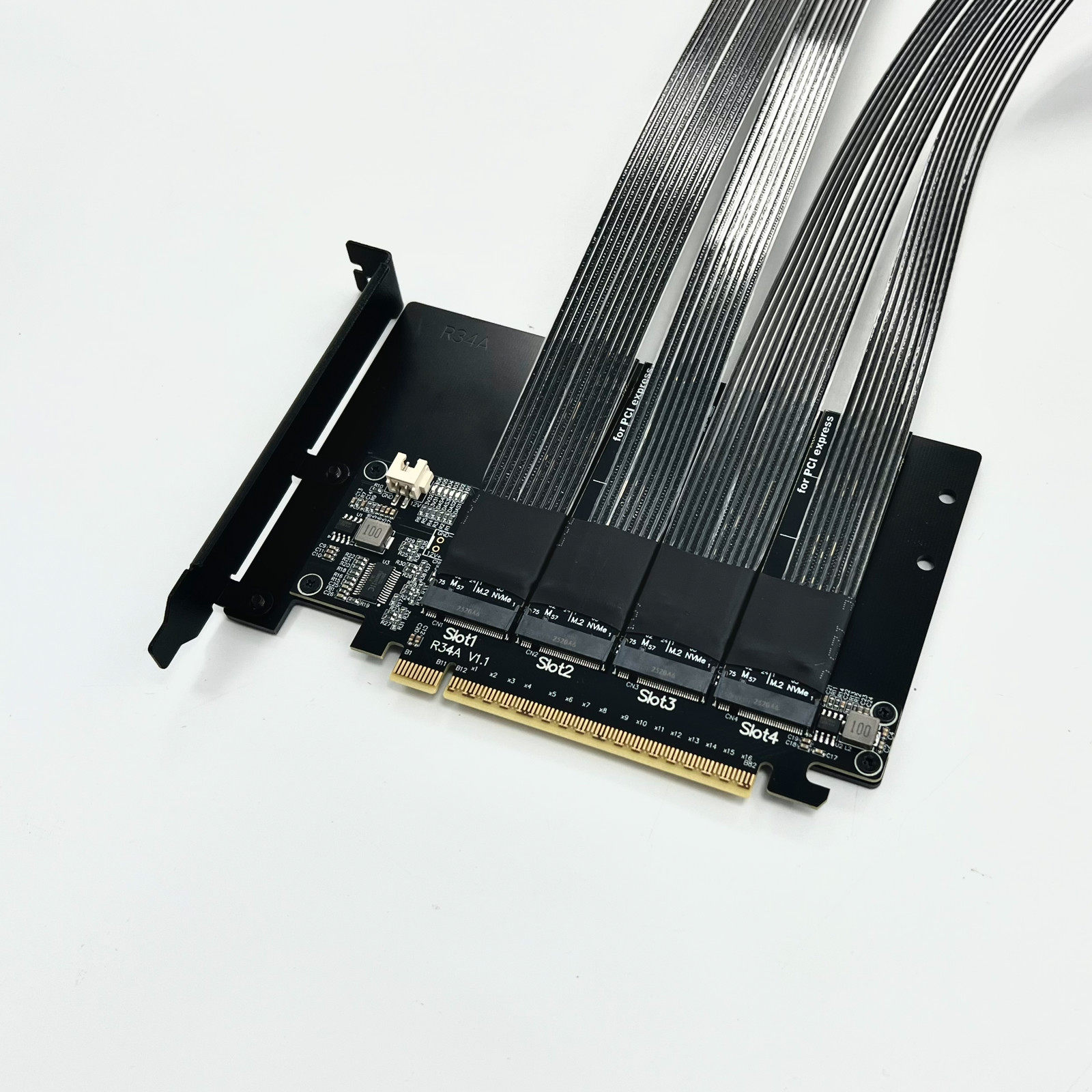 PCIe 5.0 X16 4*M.2 NVMe'den X8 - Pcie 5.0 Gpu Riser Cable incelemesi ve fiyatı